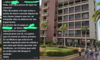 Mensajes de Julián castillo minutos antes 