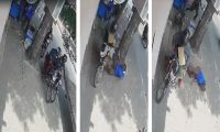 Las cámaras registraron los lamentables hechos.