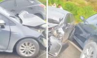 Accidente en la Troncal de Oriente.