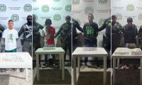Capturados con droga.