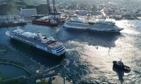 Arribo de los cruceros a Santa Marta