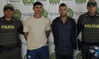 Cortesía policía del magdalena capturados