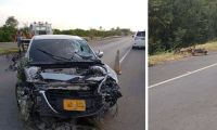 Accidente de tránsito. 