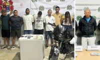 Capturados por la Policía. 
