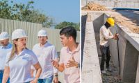 Avance en las obras.