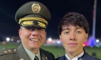 General Rincón y su hijo Juan Felipe Rincón