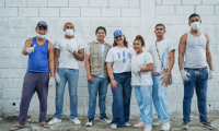 La USM lideró jornada de recuperación urbana en el barrio La Esperanza
