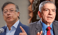 Petro asegura que César Gaviria lo "amenaza con un golpe de Estado"