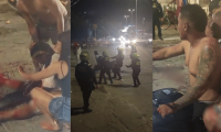 Fuerte pelea en El Rodadero termina con varios heridos: un policía fue agredido
