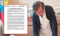 El comunicado de los partidos y el momento de la firma de Petro del decreto.