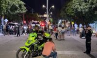 Bloqueos en la Avenida del Libertador.