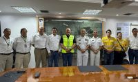 Visita del vicealmirante Jhon Fabio Giraldo