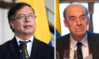 Gustavo Petro y Álvaro Leyva. 