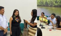 Director de Corpamag y Ministra de Ambiente