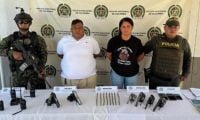 Moisés Ríos, alias ‘Valenciano’ y Yuleth Rodríguez, alias ‘Karla’ 