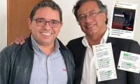 Gustavo Petro y Rafael Martínez
