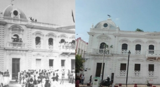 Antes y ahora de Santa Marta.