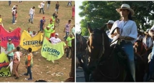 Las fiestas de Santa Ana también tuvieron sus enfrentamientos políticos.