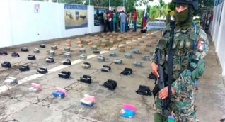  La droga incautada en Panamá. 