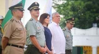 El acto se llevó a cabo en la Quinta de San Pedro Alejandrino.