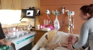 Facebook Charles pudo cumplir uno de sus últimos deseos.