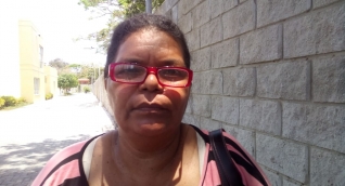 Julia Cantillo denunció que fue agredida por la Policía. 