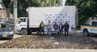 Incautación de cargamento de marihuana