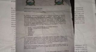 Panfleto de las ACS.