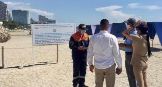 La Dimar hizo inspección en la playa concesionada al hotel Irotama.