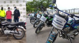 Policía Metropolitana asesta duros golpes contra el hurto de motocicletas.