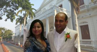 Ana Marta y Diego López Ortega.