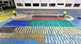 Policía incauta 929 kilos de marihuana.