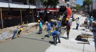 Obras en la quinta.