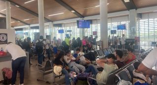 Sala de abordaje del aeropuerto.