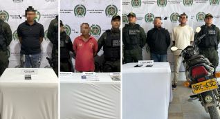 Capturados por la Policía.