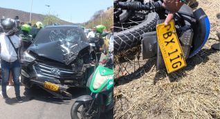 Accidente vial.