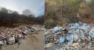 En este estado está la vía que conduce al balneario.