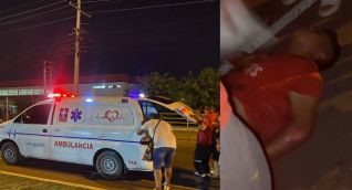 Accidente en la Troncal del Caribe.