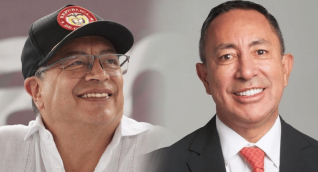 Gustavo Petro y Ricardo Roa.