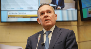 Efraín Cepeda, presidente del Senado de la República.