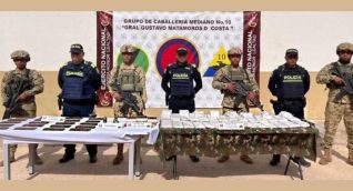 Depósito ilegal de municiones perteneciente al Frente de Guerra Norte