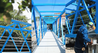 Puente de Villa Leidy alcanza un 92% de avance