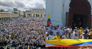 MARCHAS EN SANTA MARTA Y BOGOTÁ
