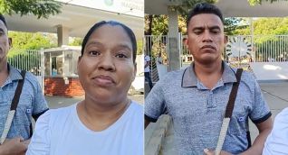 Pareja que se encontró a la recién nacida en el patio de su vivienda.