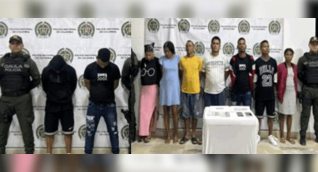 Desarticulan red extorsiva del Clan del Golfo que operaba en Ciénaga y Bogotá