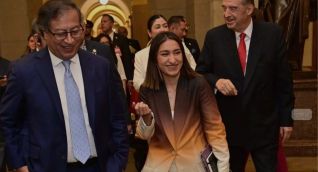 Gustavo Petro y Laura Sarabia.