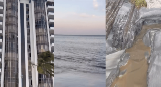 Denuncian presunto desagüe de aguas al mar desde edificio en El Rodadero