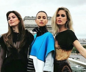 La samaria Taliana Vargas desfiló junto a Irina Shayk y Jane Fonda las tendencias de maquillaje.