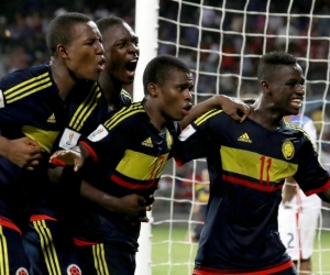 Jugadores de la Selección Colombia sub-17. 