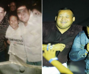 Los Mellos Cañas junto a Silvestre Dangond